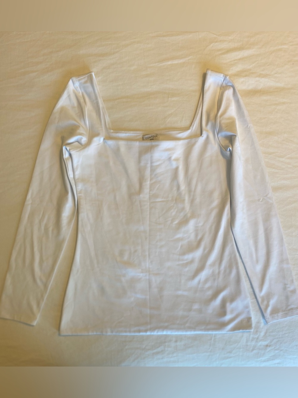 Aritzia Contour Square-neck Long sleeve Top